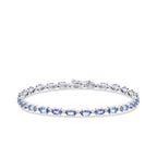 6.73 Carat Diamond Tanzanite Bracelet