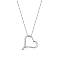 0.23 Carat Diamond Heart Necklace