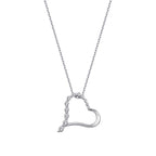 0.23 Carat Diamond Heart Necklace