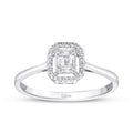 0.14 Carat Diamond Baguette Ring