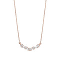 0.21 Carat Diamond Baguette Necklace
