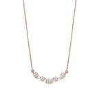 0.21 Carat Diamond Baguette Necklace
