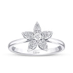 0.66 Carat Diamond Flower Set