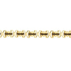 Gold Black Stone Men’s Bracelet