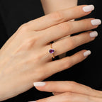2.45 Carat Diamond Amethyst Set