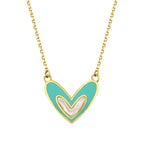 Gold Heart Trend Necklace