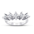 1.00 Carat-Style Diamond-Effect Five-Stone Ring