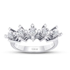 1.00 Carat-Style Diamond-Effect Five-Stone Ring
