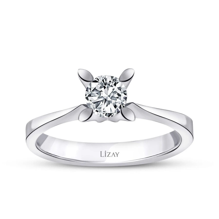 0.45 Carat Diamond Round Solitaire Engagement Ring