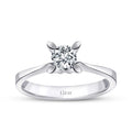 0.45 Carat Diamond Round Solitaire Engagement Ring