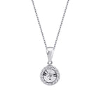 0.08 Carat Diamond-Effect Necklace