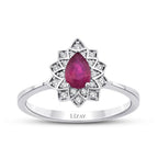 2.93 Carat Diamond Ruby Set