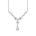 0.54 Carat Diamond Pear Trend Necklace