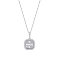 0.51 Carat Diamond Baguette Necklace