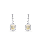 3.85 Carat Diamond Fancy Earrings