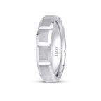 White Gold Cubic Wedding Band