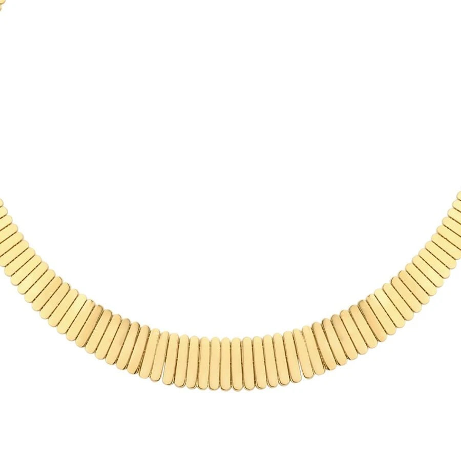 Gold Patterned Necklace