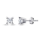 0.60 Carat Diamond Solitaire Earrings
