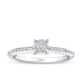 0.19 Carat Diamond Trend Solitaire Engagement Ring