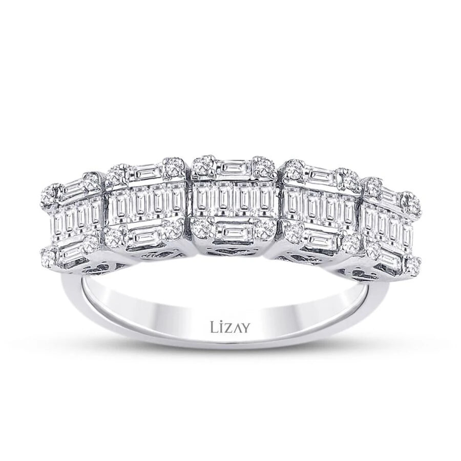 0.60 Carat Diamond Baguette Ring