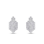 1.00 Carat Diamond Baguette Earrings