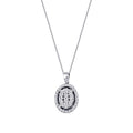 0.33 Carat Diamond Oval Necklace