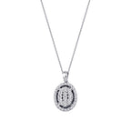 0.33 Carat Diamond Oval Necklace