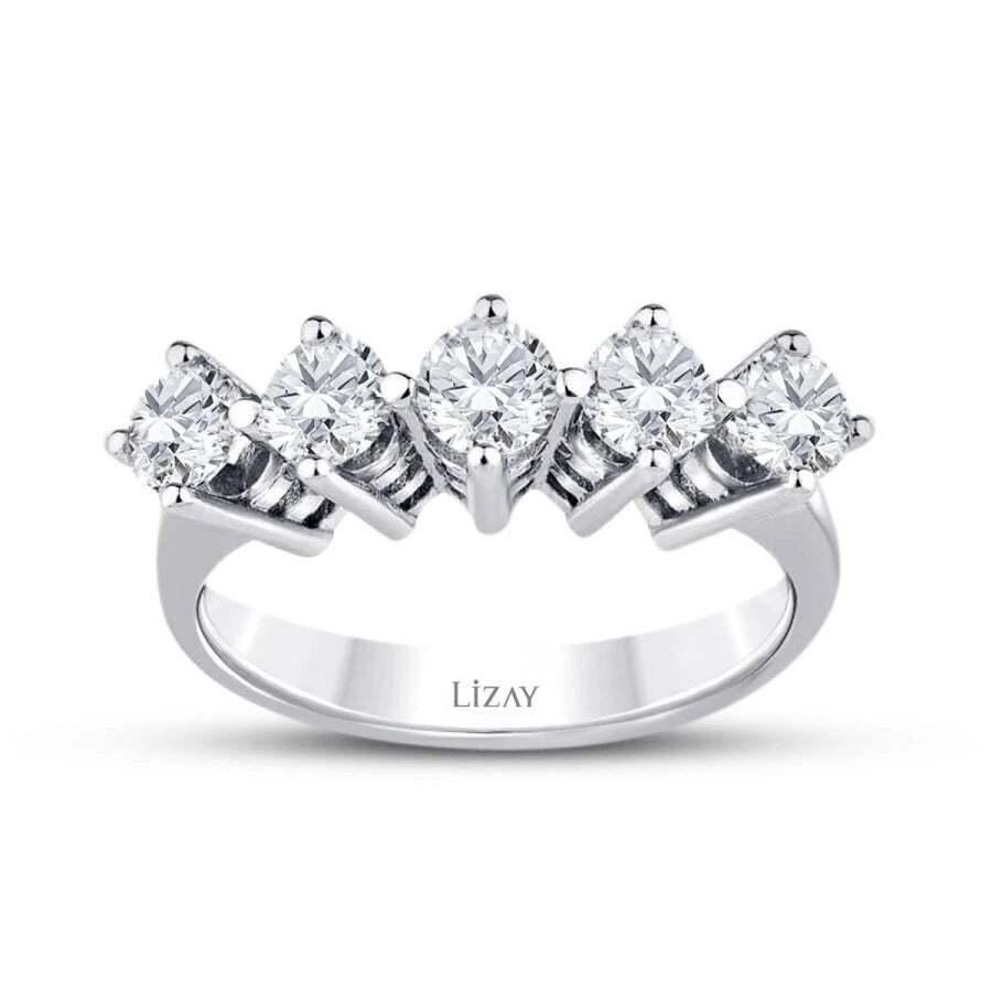 1.16 Carat Diamond Five-Stone Ring