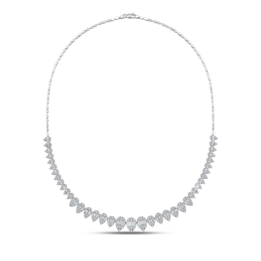 Gold Pear Baguette Neckband