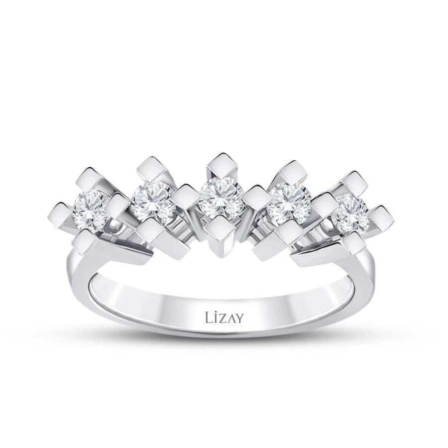 1.00 Carat Diamond Five-Stone Ring