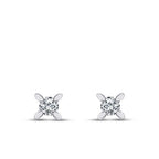0.20 Carat Diamond Solitaire Earrings
