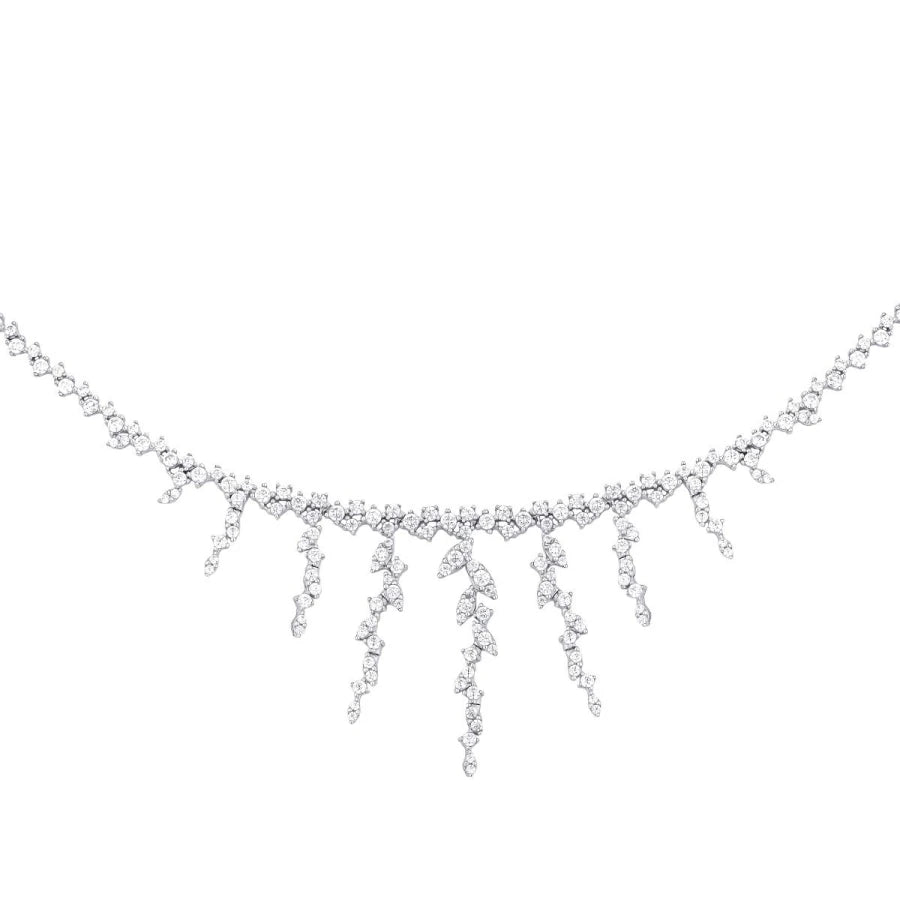 Gold Dangling Stone Neckband