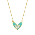 Gold Heart Trend Necklace