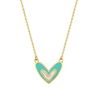 Gold Heart Trend Necklace
