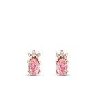 1.55 Carat Diamond Tourmaline Earrings
