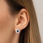 1.73 Carat Diamond Sapphire Set