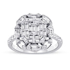 1.17 Carat Diamond Baguette Ring
