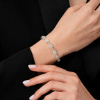 2.94 Carat Diamond Baguette Bracelet