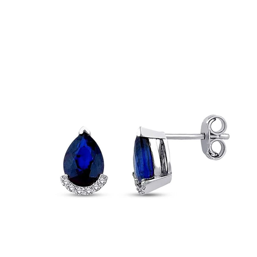 3.09 Carat Diamond Sapphire Set