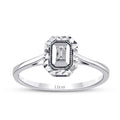 0.04 Carat Diamond Baguette Ring