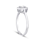 0.14 Carat Diamond Baguette Ring