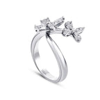0.33 Carat Diamond Flower Ring
