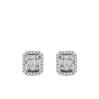 0.29 Carat Diamond Baguette Earrings