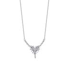 1.14 Carat Diamond Baguette Necklace