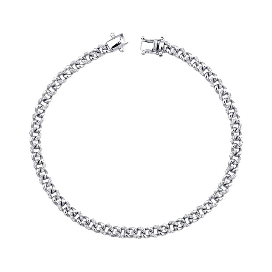 0.93 Carat Diamond Gourmet Bracelet