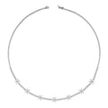 4.88 Carat Diamond Flower Neckband