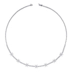 4.88 Carat Diamond Flower Neckband