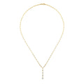 Gold Row Stone Necklace
