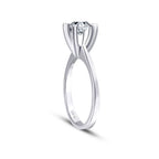 0.80 Carat Diamond Round Solitaire Engagement Ring