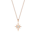 0.04 Carat Diamond Trend Star Necklace